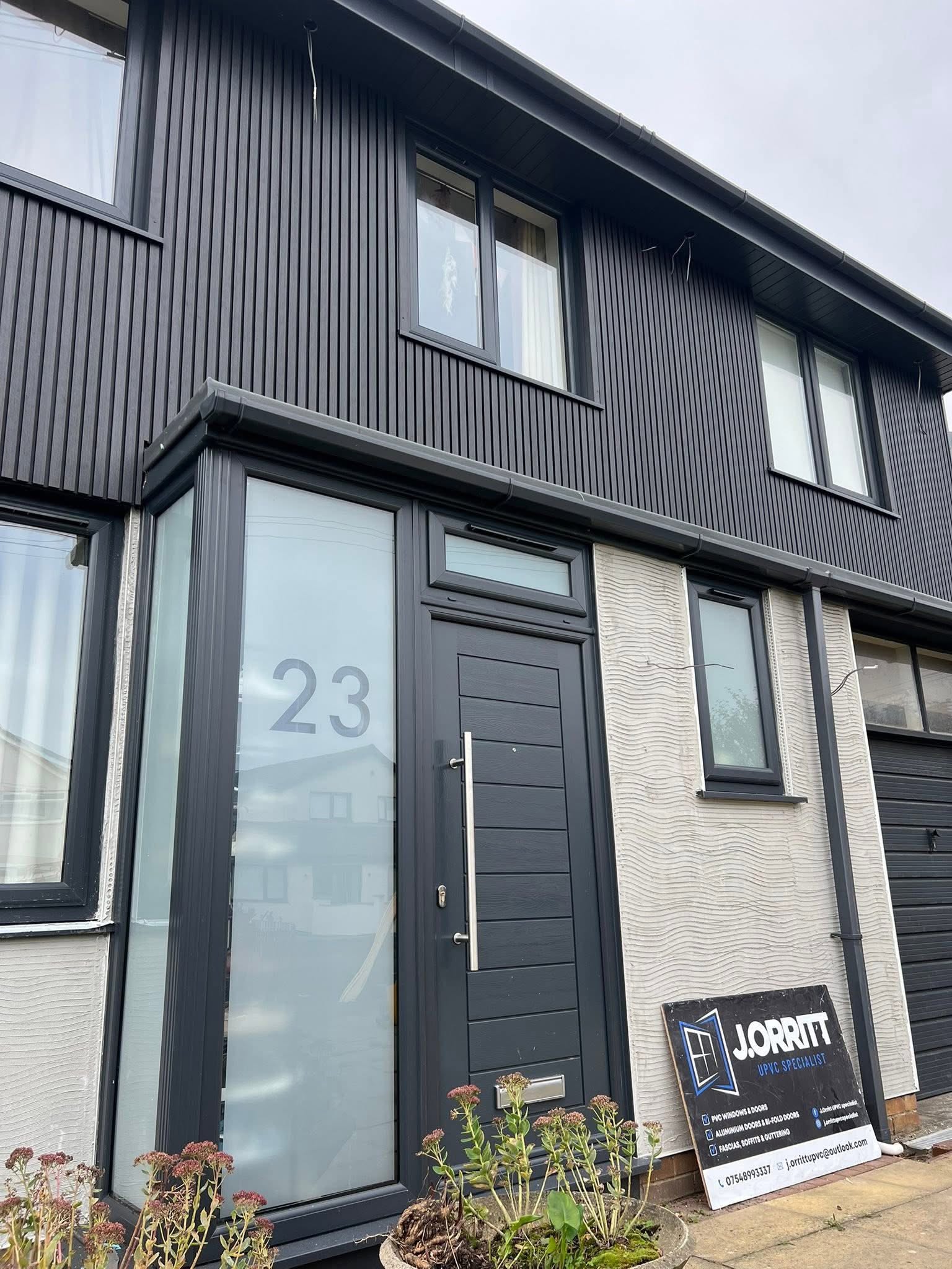 Completed installation by J.Orritt UPVC Ltd